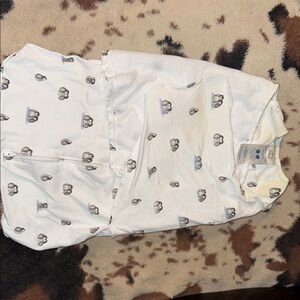 Halo White Sleep Sack with Penguin Design